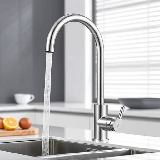 A touchless kitchen faucet for ease of use.