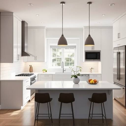 Video thumbnail showing a kitchen design demonstration.